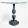 Emi Floral Mother of Pearl Inlay Dining Table Black 5