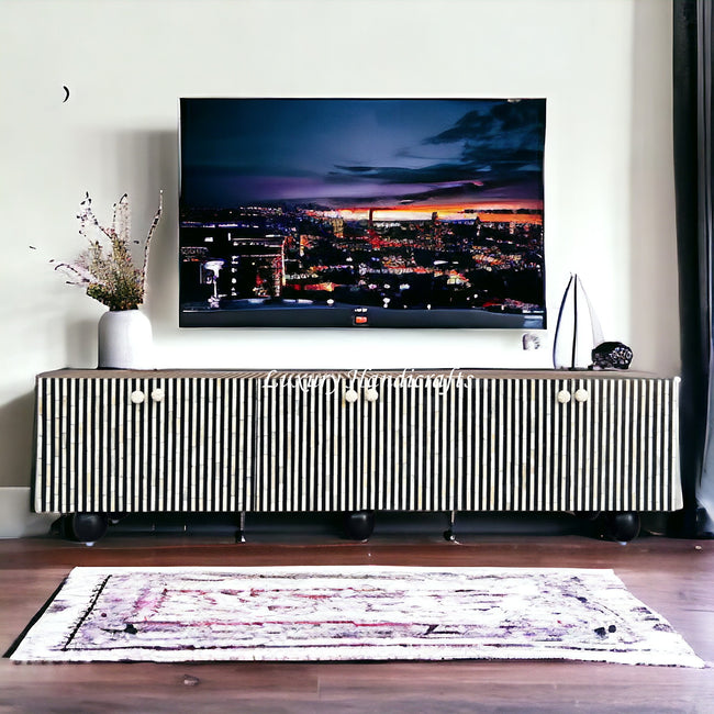 Buy Online Bone Inlay Media Console | Tv Unit @ Best Price – Luxury ...