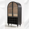 Fern Single Drawer Bar Cabinet Black 3