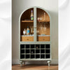 Fern Single Drawer Bar Cabinet Sage 1