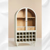 Fern Single Drawer Bar Cabinet White 2