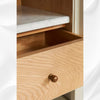 Fern Single Drawer Bar Cabinet White 5