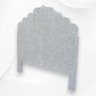 Floral Bone Inlay Headboard Grey