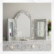 Floral Mother of Pearl Inlay Vanity Combo Grey 2