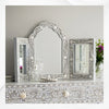 Floral Mother of Pearl Inlay Vanity Combo Grey 2