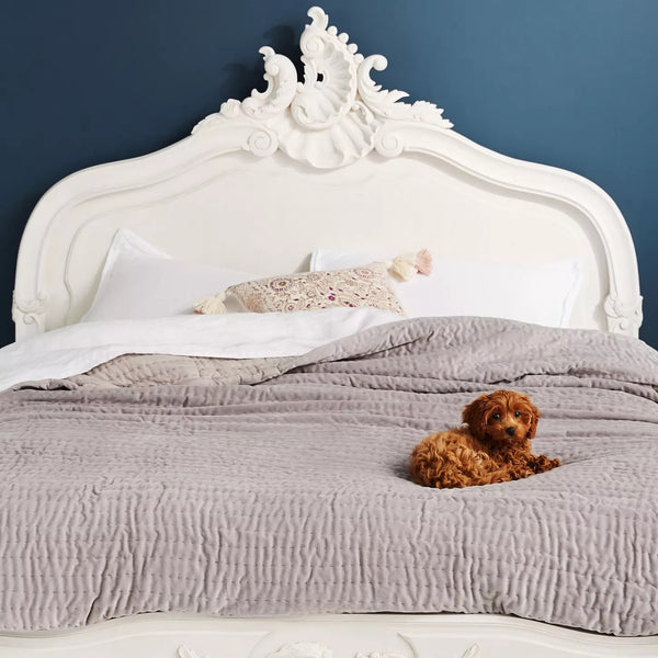 Foliate Menara Bed Ivory