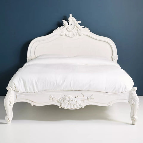 Foliate Menara Bed Ivory