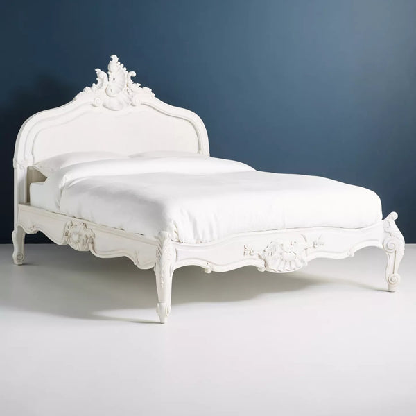 Foliate Menara Bed Ivory