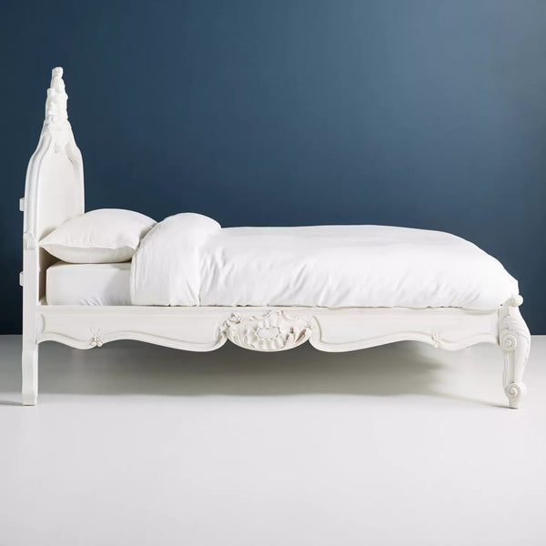Foliate Menara Bed Ivory