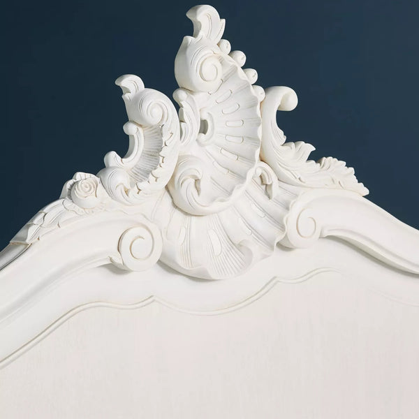 Foliate Menara Bed Ivory