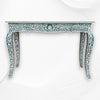 French Bone Inlay Console Green 5