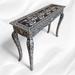 French MOP Inlay Console Black 1