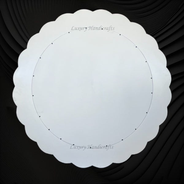 Full Bone Inlay Flower Mirror