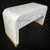 Full Bone Inlay Waterfall 2 Drawers Console 3