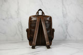 Genuine Premium Leather Multi Functional Hiking Backpack