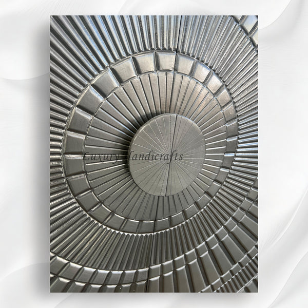German Silver Fusion Bar Cabinet