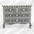 Grace Bone Inlay 4 Drawer Dresser Black