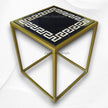 Greek Black Granite Side Table 2