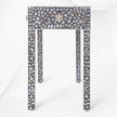 Grey Mother Of Pearl Inlay Floral 3 Drawer Console Table 3