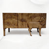 Handcarved Land and Sky Buffet Antique Brown 4