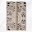 Handcarved Lombok Entryway Cabinet White Wash 6