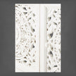 Handcarved Lombok Media Unit 2 Door White 5