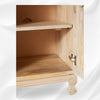 Handcarved Lotus Sideboard White Wash 6
