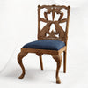 Handcarved Menagerie Rabbit Dining Chair Brown Set of 2 1
