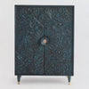 Handcarved Gulliver Armoire Indigo