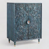 Armoire Gulliver sculptée à la main Indigo
