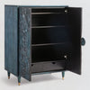 Armoire Gulliver sculptée à la main Indigo