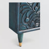 Handcarved Gulliver Armoire Indigo