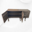 Handcarved Land and Sky Buffet Dark Brown Finish 4
