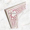 Handcrafted Bone Inlay Mirror Pink