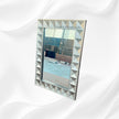 Hermes Silver Metal Embossed Wall Mirror 2