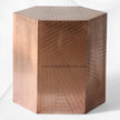Hexagonal Copper Side Table 2