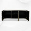 Hibiscus Embossed White Metal Sideboard 2