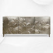 Hibiscus Embossed White Metal Sideboard 7