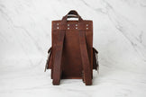 Historic Crossbody Leather Backpack