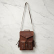 Historic Crossbody Leather Backpack