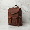 Historic Crossbody Leather Backpack