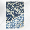 Ikat Bone Inlay Media Console Blue TV Unit 4