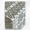 Ikat Design MOP Inlay Bedside 2 Drawer Pepper Leaf 4