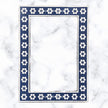 Indigo Blue Bone Inlay Zahra Mirror