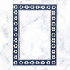 Indigo Blue Bone Inlay Zahra Mirror