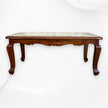 Italian Marble Coffee Table Gemstone Inlay 4
