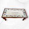 Italian Marble Coffee Table Gemstone Inlay 2