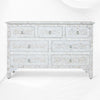 Best lvory mother of pearl inlay chest of 7 drawer 6