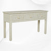 Joy White Bone Inlay Geometric 3 Drawer Console 3