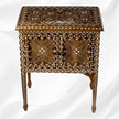 Kylo Teakwood Bone Inlaid Nightstand 2